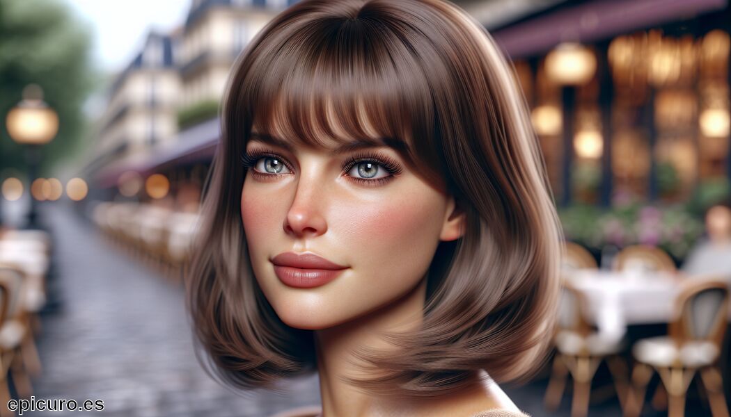 Ideal para rostros variados -  French Bangs » Flequillo con toque parisino